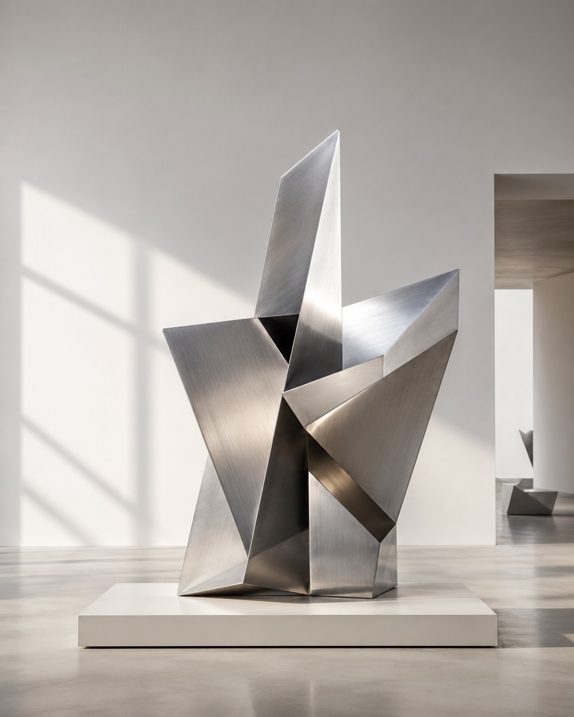 Vector Field — brushed and blackened steel