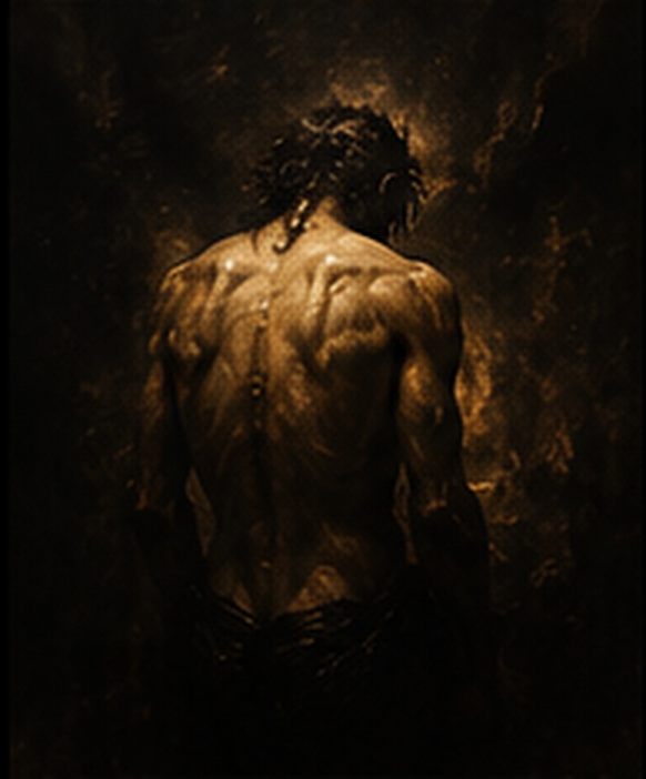 Ecce Homo by Aurel Asanache, 2022, oil on canvas