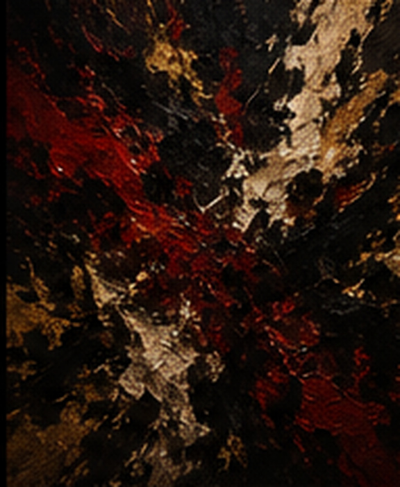 Haos Viu by Aurel Asanache, 2021, acrylic on canvas