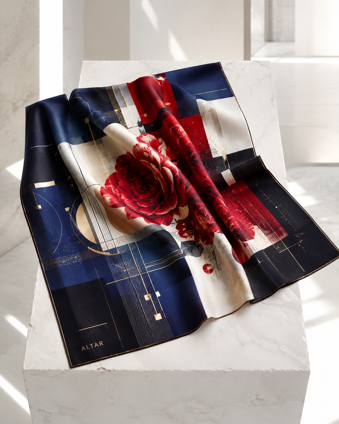 ALTAR Rosa Silk Scarf