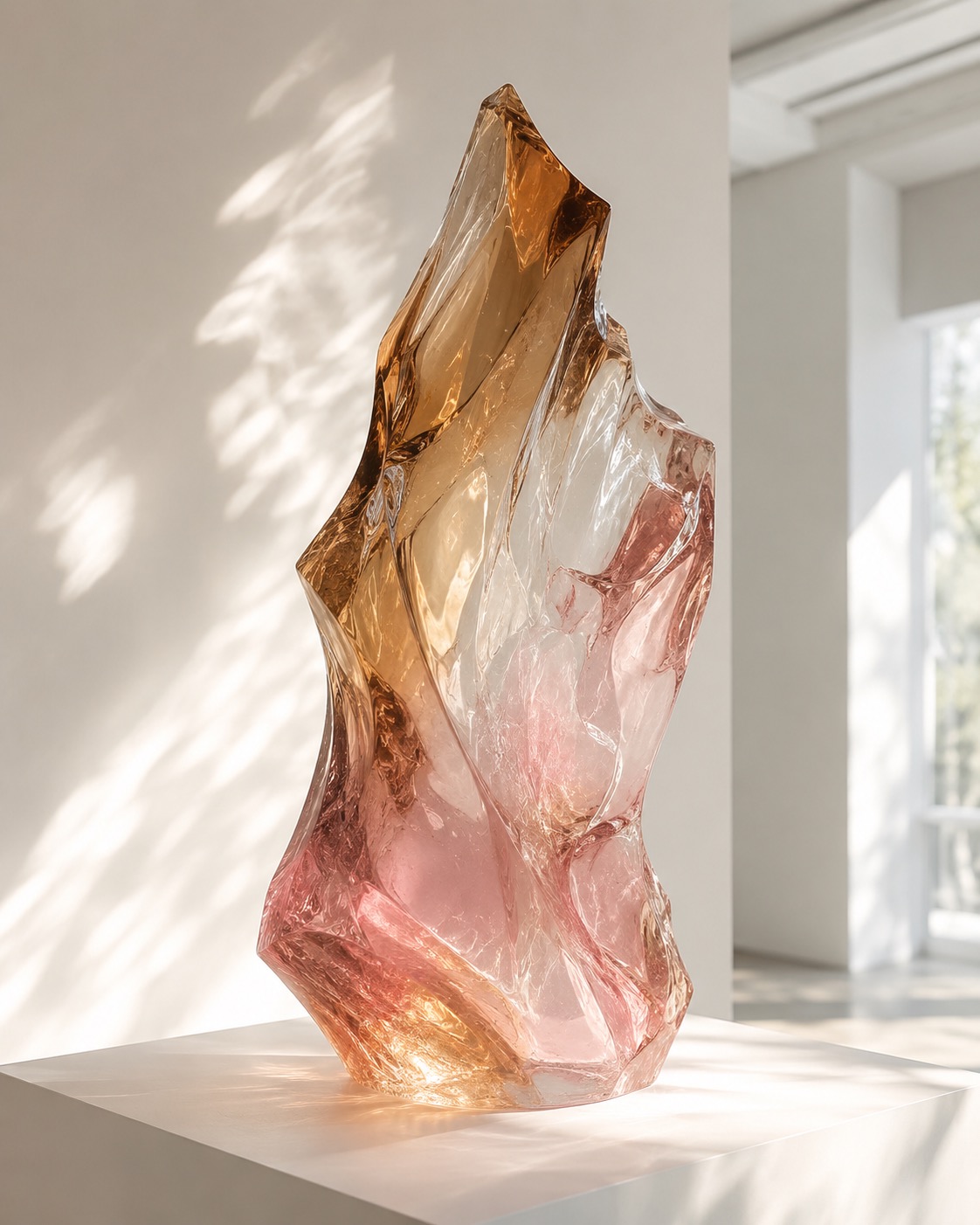 Amber Memory — cast optical glass